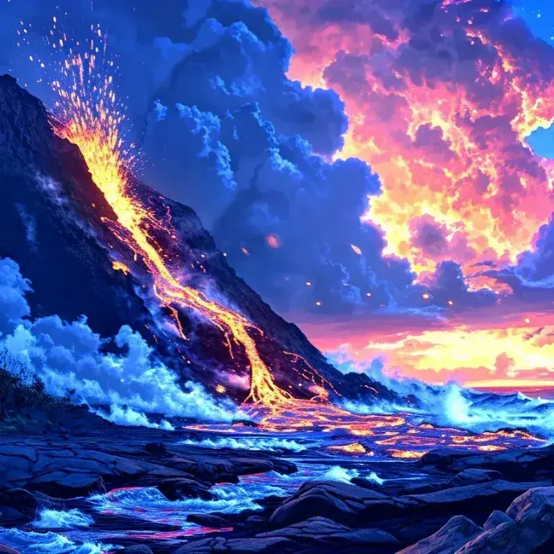 The Mighty Eruption of Mauna Loa in 1859