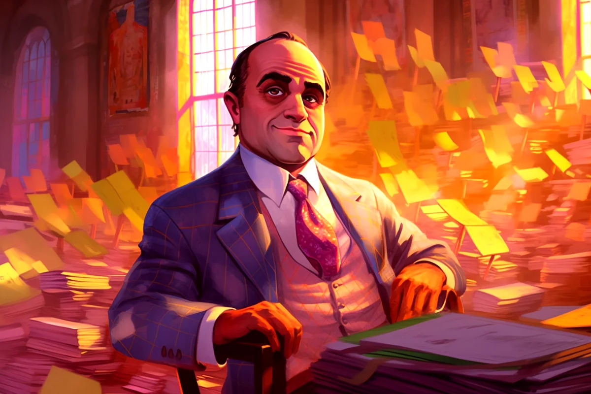 Al capone is indicted on counts of prohibition.