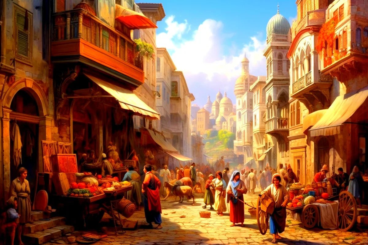 Roman emperor constantine the great initiates free daily bread distribution.