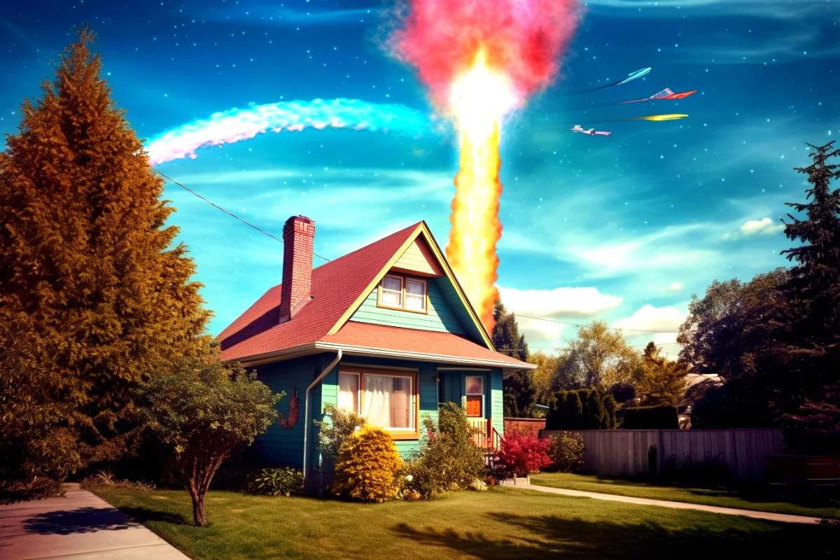 Missile mail lands in jacksonville florida.