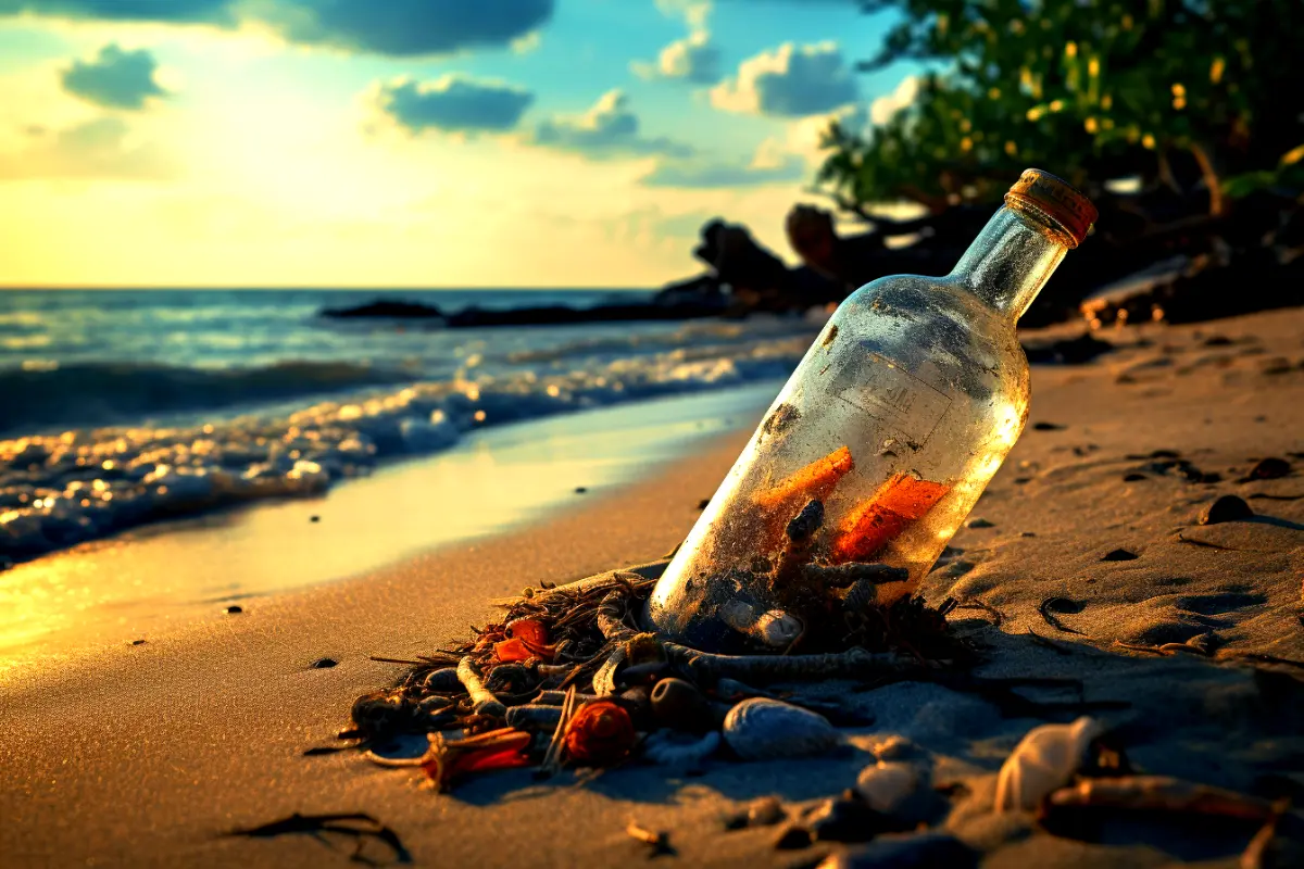108 year old message in a bottle found on beach.