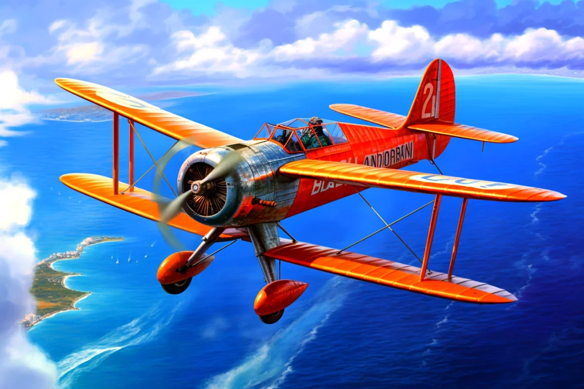 Charles lindbergh first solo nonstop transatlantic flight.