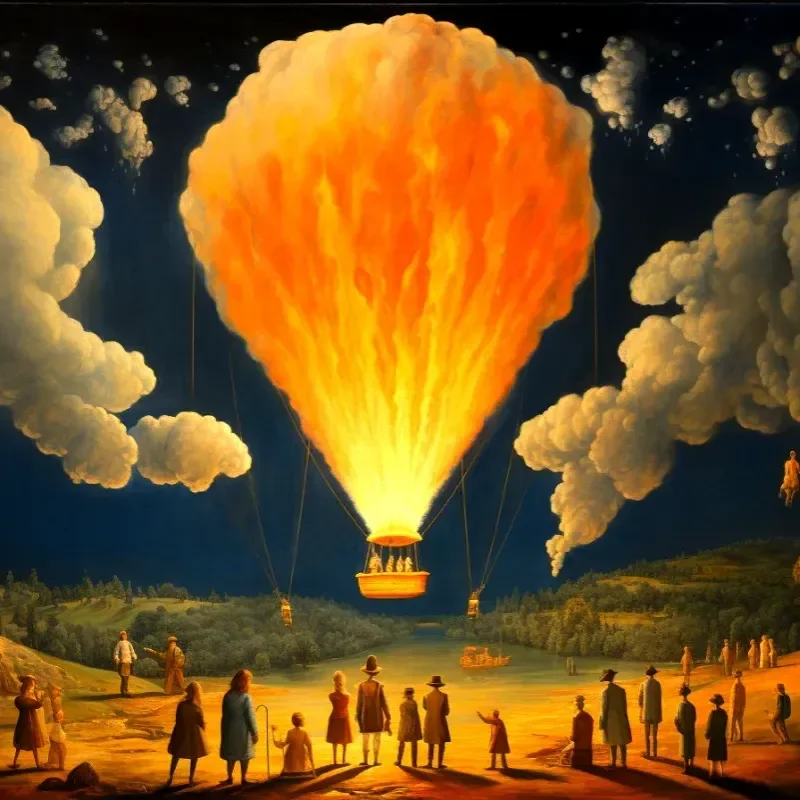 Edward Warren's Balloon Flight: America's First Aerial Adventure