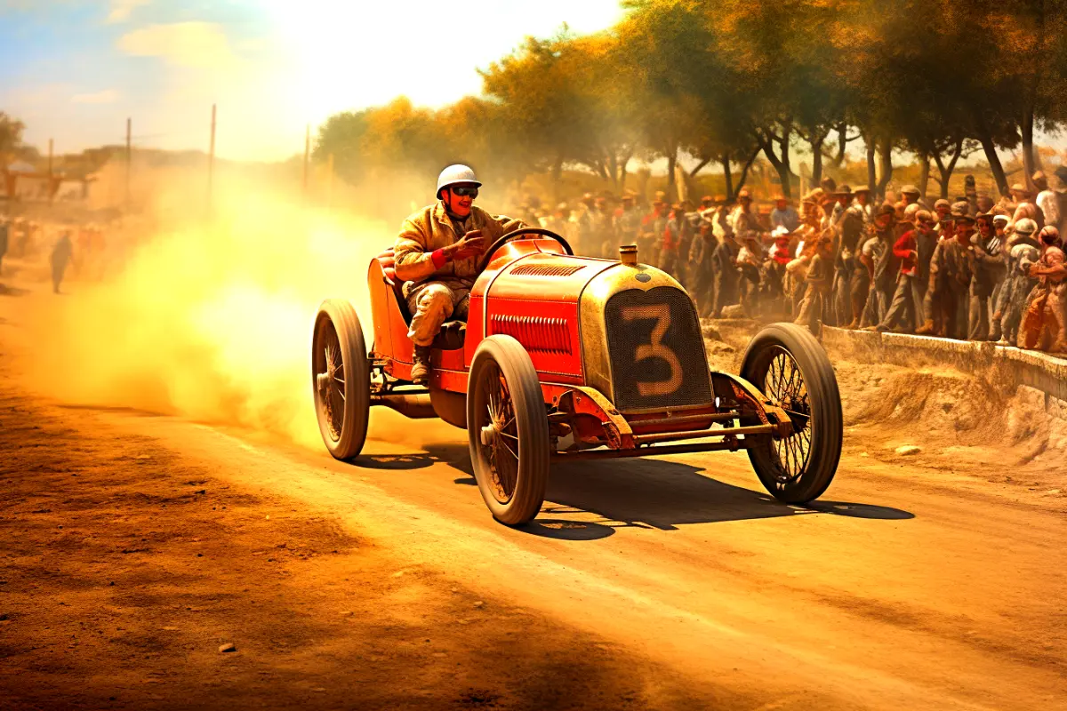 Enzo ferrari retires from racing.