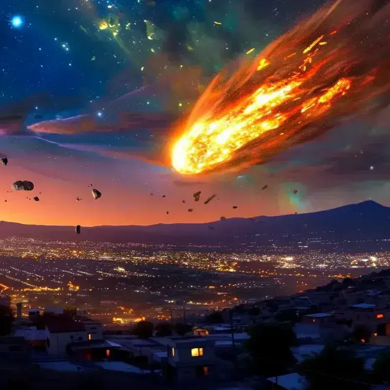 A Cosmic Spectacle: The Day the Allende Meteorite Fell on Mexico