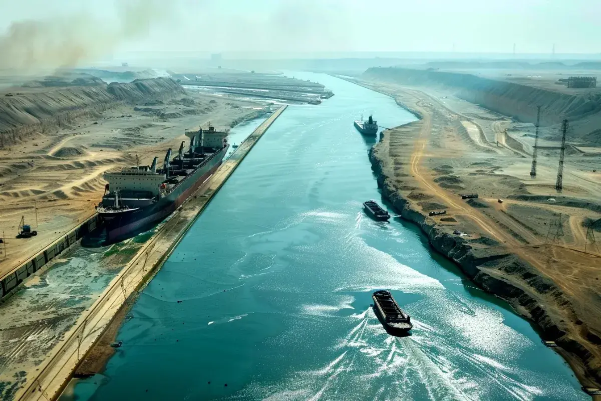 Suez Canal Opens.
