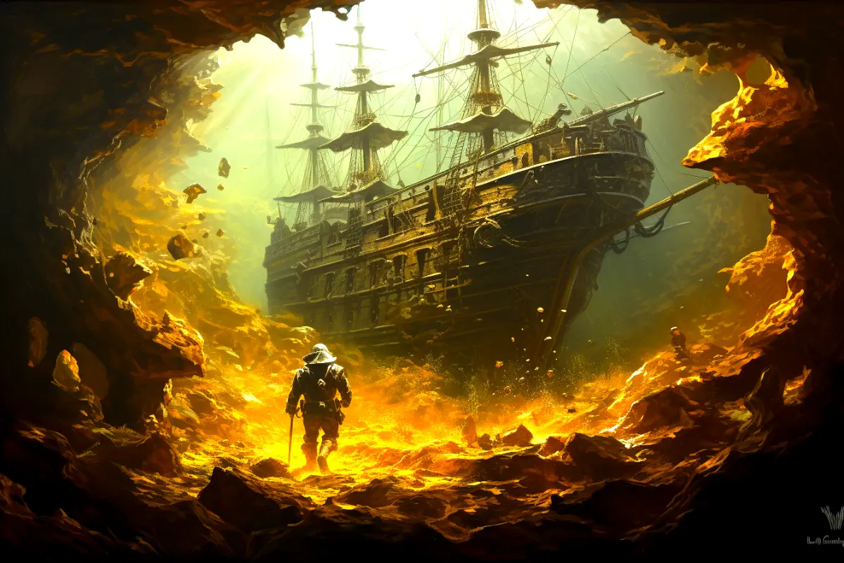 Treasure found at spanish galleon atocha.