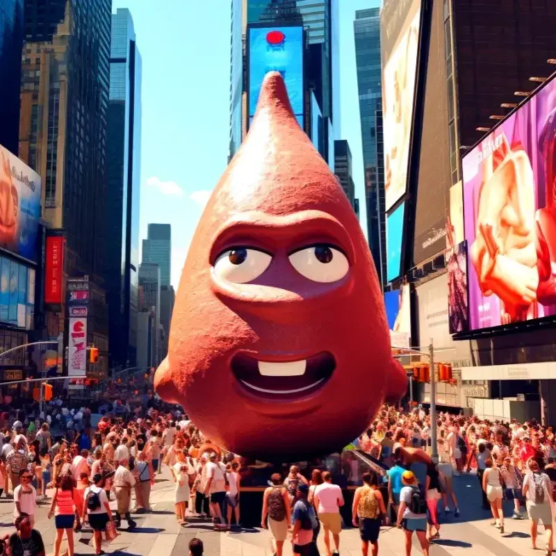Unveiling the Giant Hershey Kiss: A Sweet Spectacle in 1990 🍫🏙️