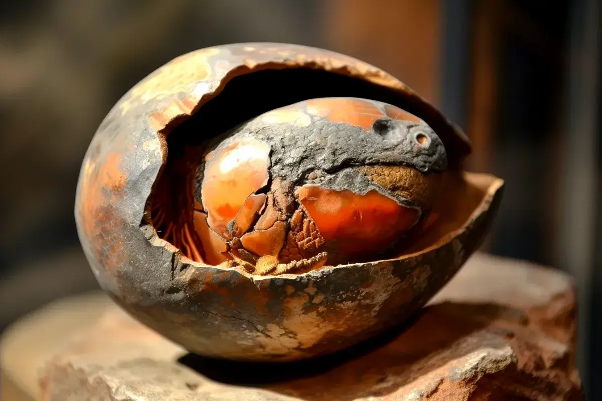 Dinosaur Egg Fossil.