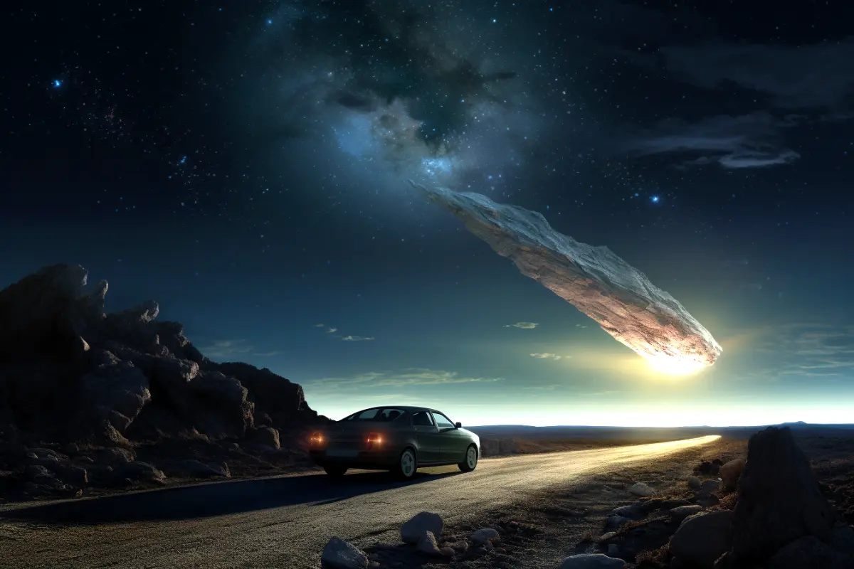 Great meteorite from kentucky to new york.