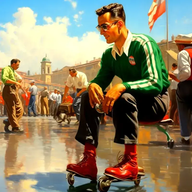 Alberto Giolani's Roller Skating Triumph: A Record in Motion 🛼✨