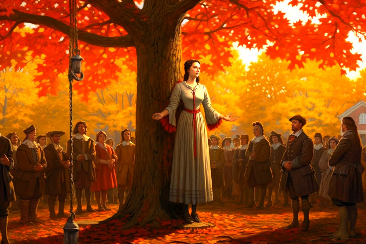 First salem witch trial victim hanged.