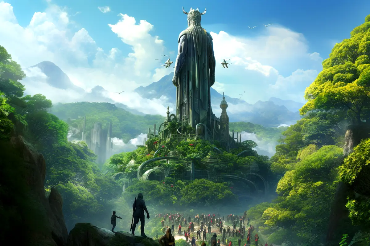 Worlds largest statue.
