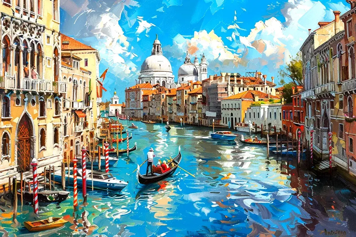 Venice Italy Founded.