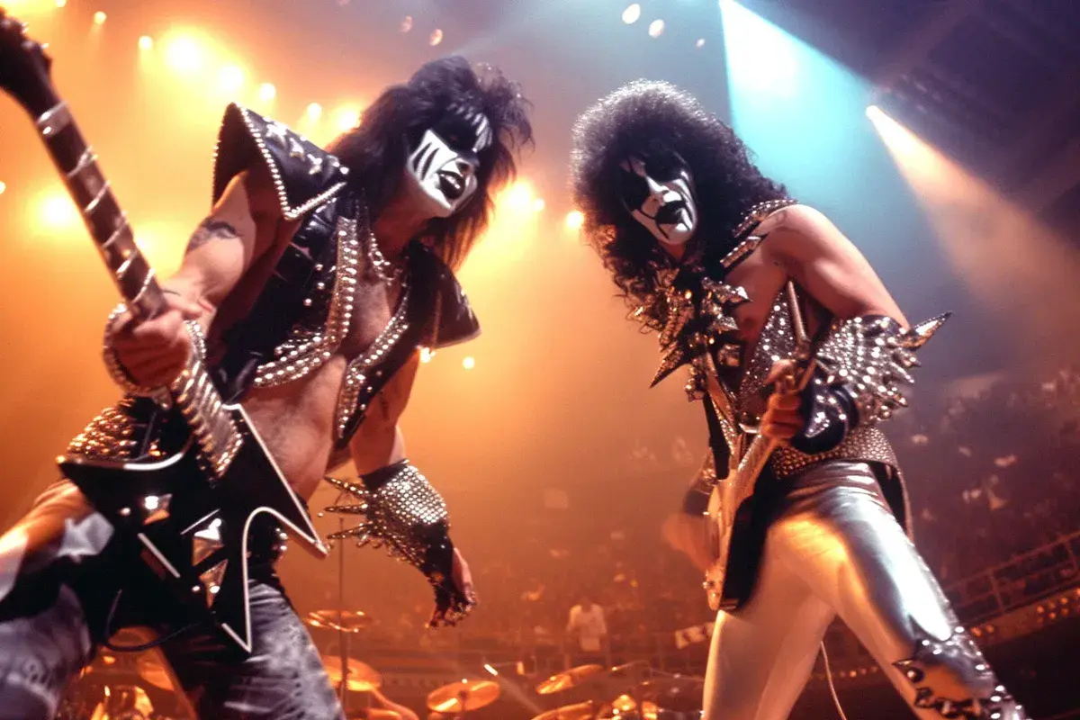 First Kiss Rock Concert.