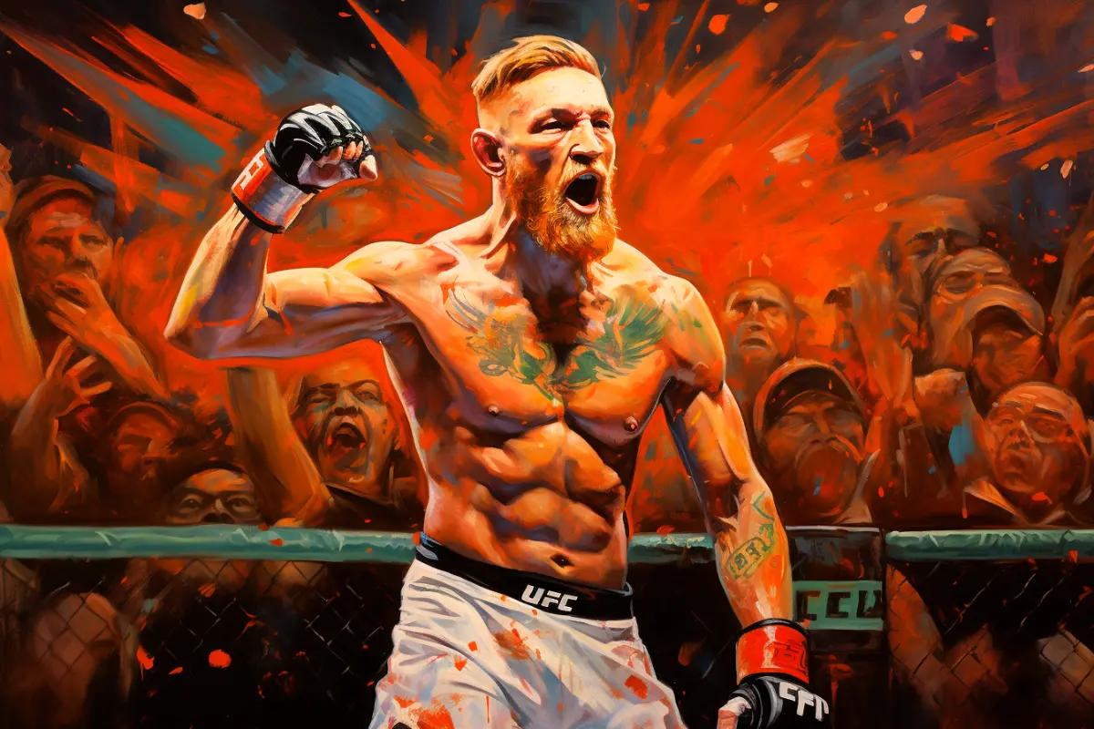 Conor Mcgregor Wins First Featherweight Title.