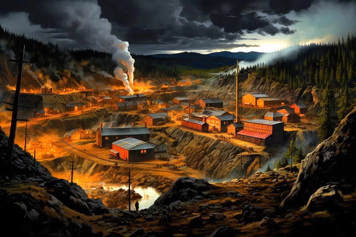 Uranium rush begins in saskatchewan canada.