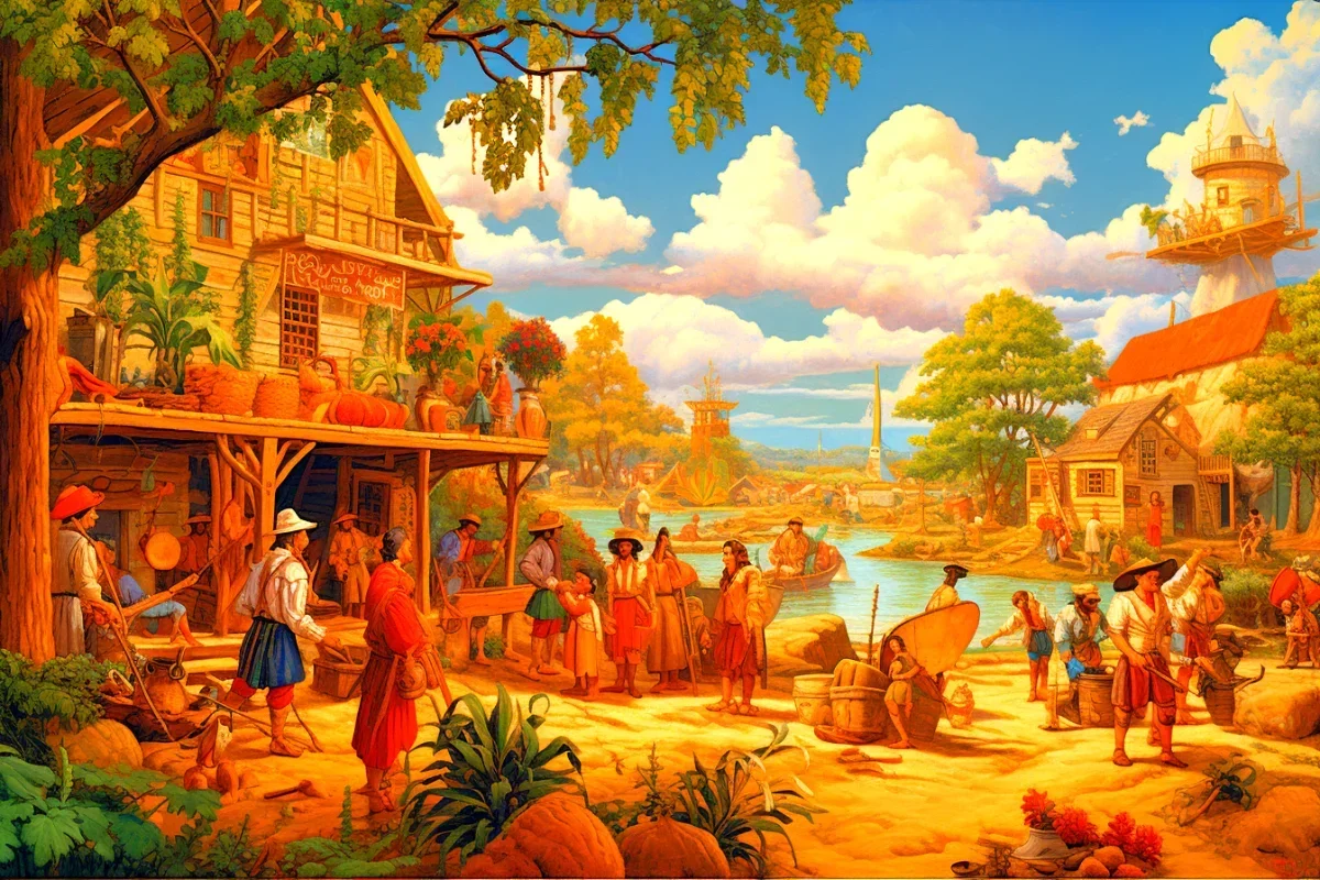 Jamestown virginia becomes first permanent english settlement in north america.