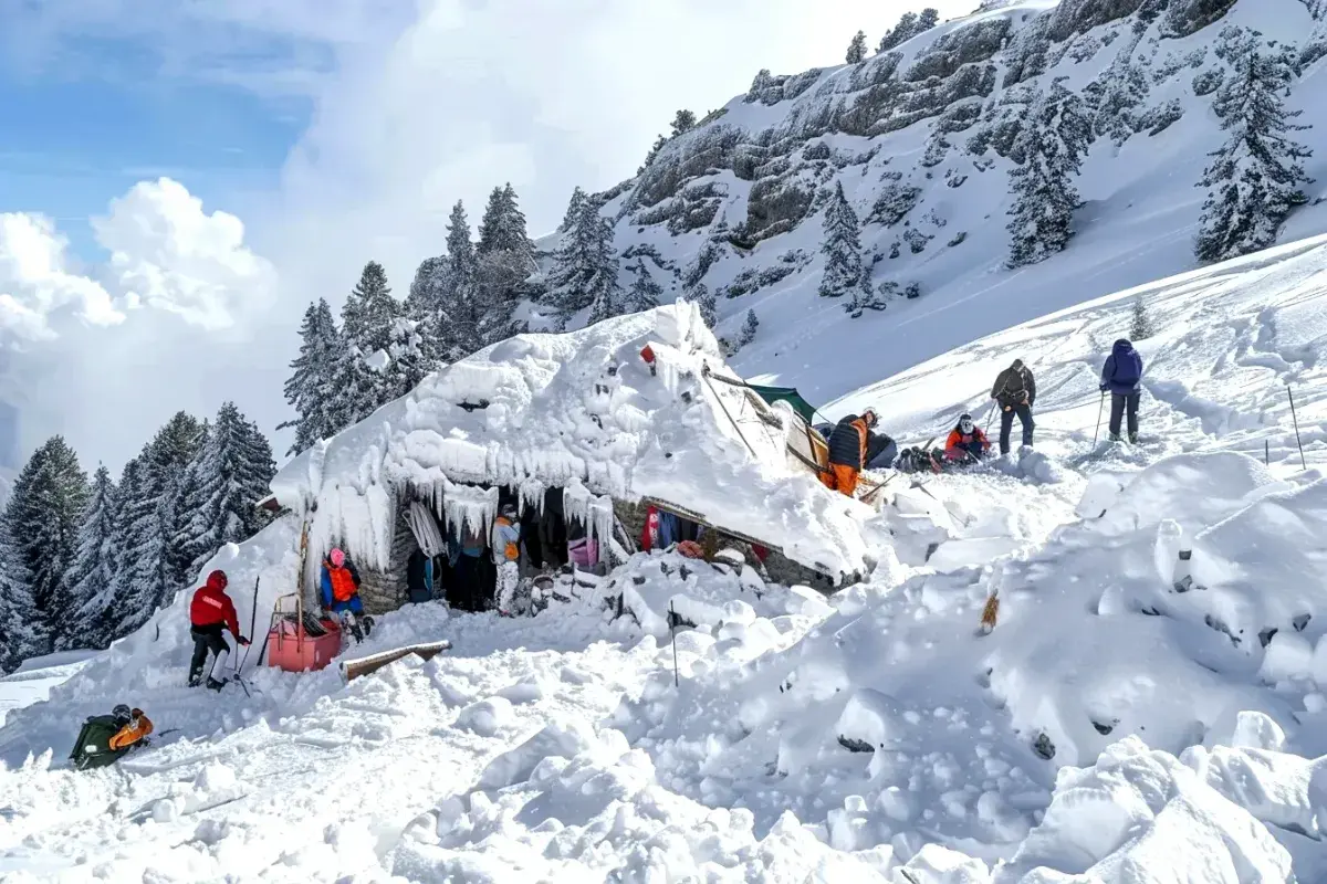 Italy Avalanche Survival.