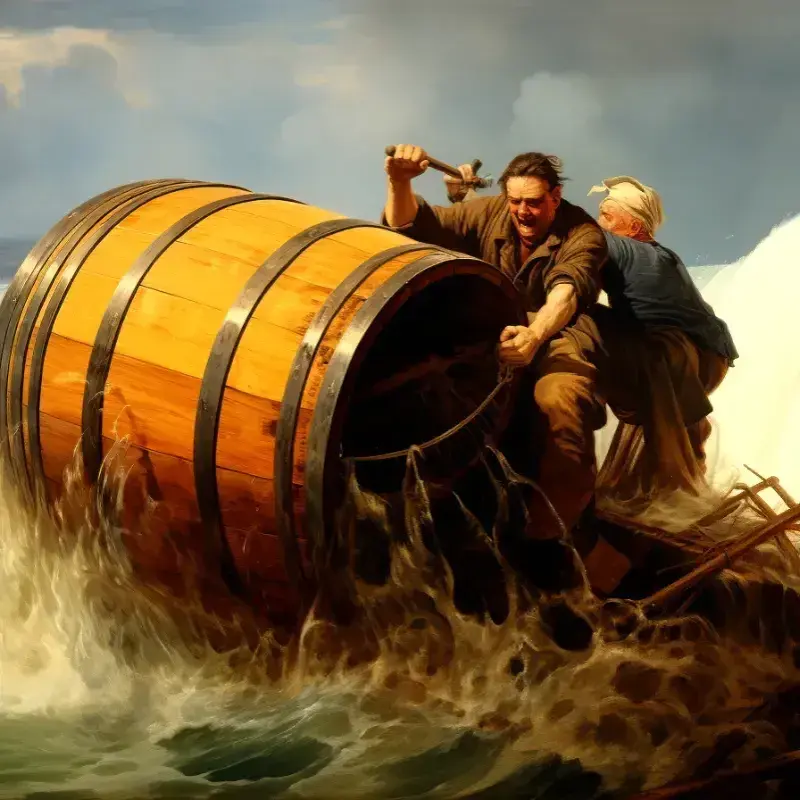 Daredevil Barrel Stunt at Niagara Falls in 1989: A Legendary Leap!