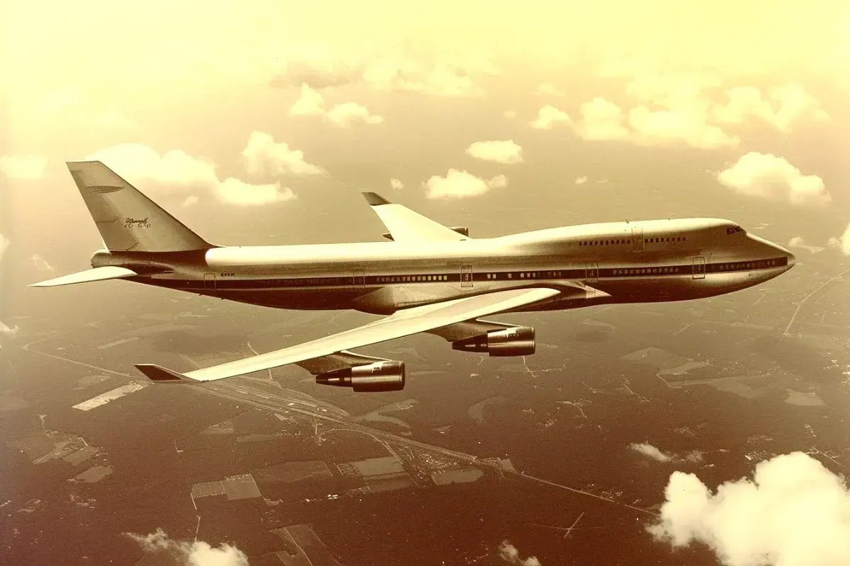 First Boeing 747 Flight.