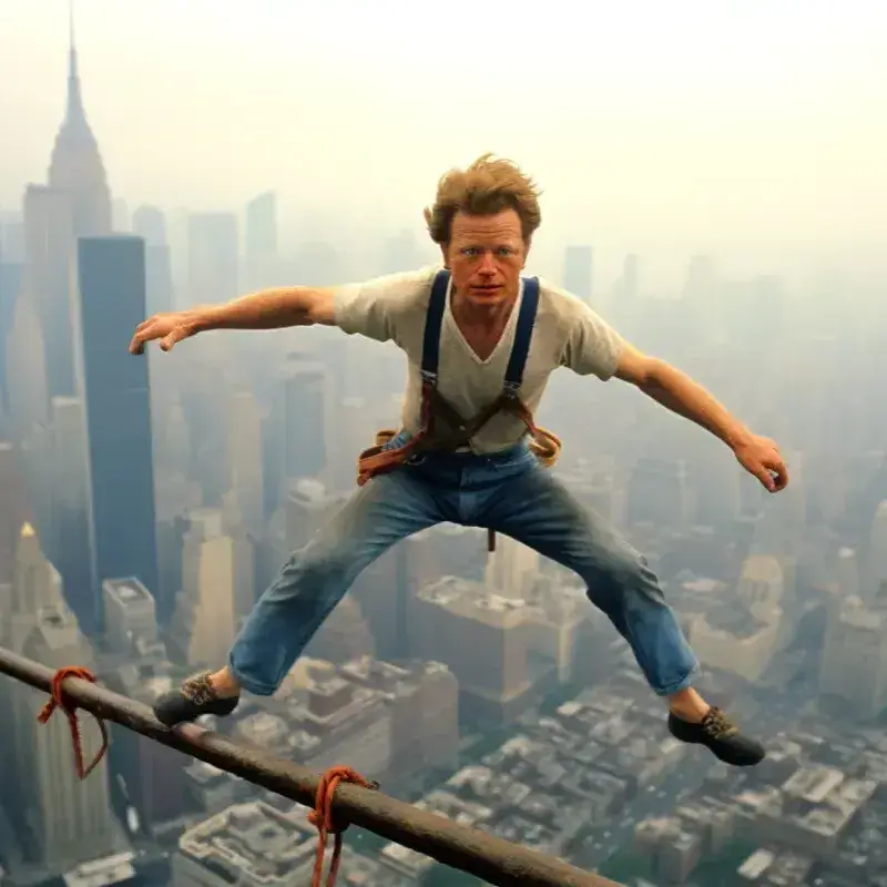 Philippe Petit's Daring High-Wire Walk Between Twin Towers