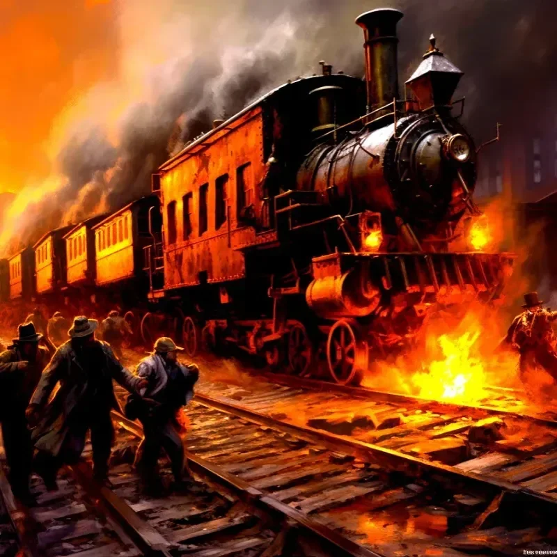 The Daring Train Heist of 1868: The Reno Brothers' Infamous Tale 🚂💰