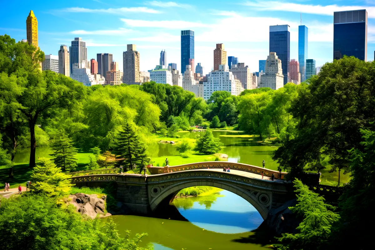 Central park in new york created.