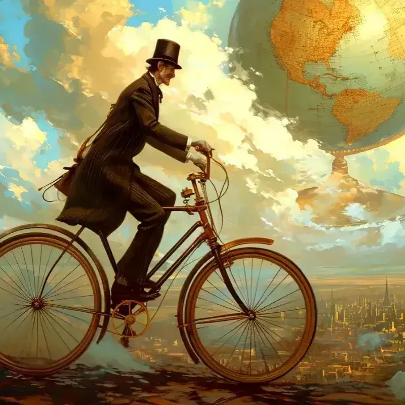 Pedaling Through History: Thomas Stevens' Epic Global Bike Adventure