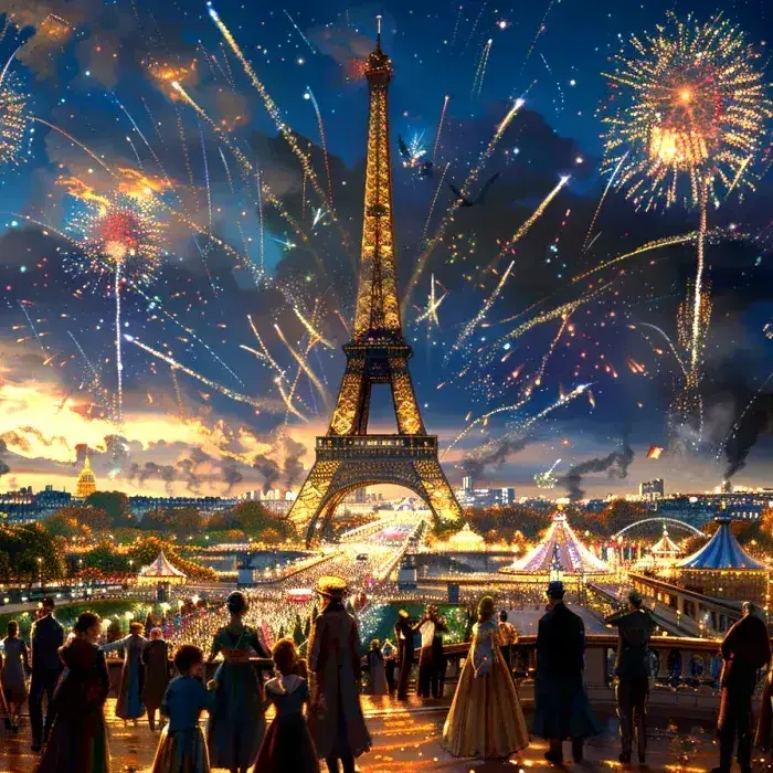 A Towering Triumph: Unveiling the Eiffel Tower's Historic Opening 🎉🗼