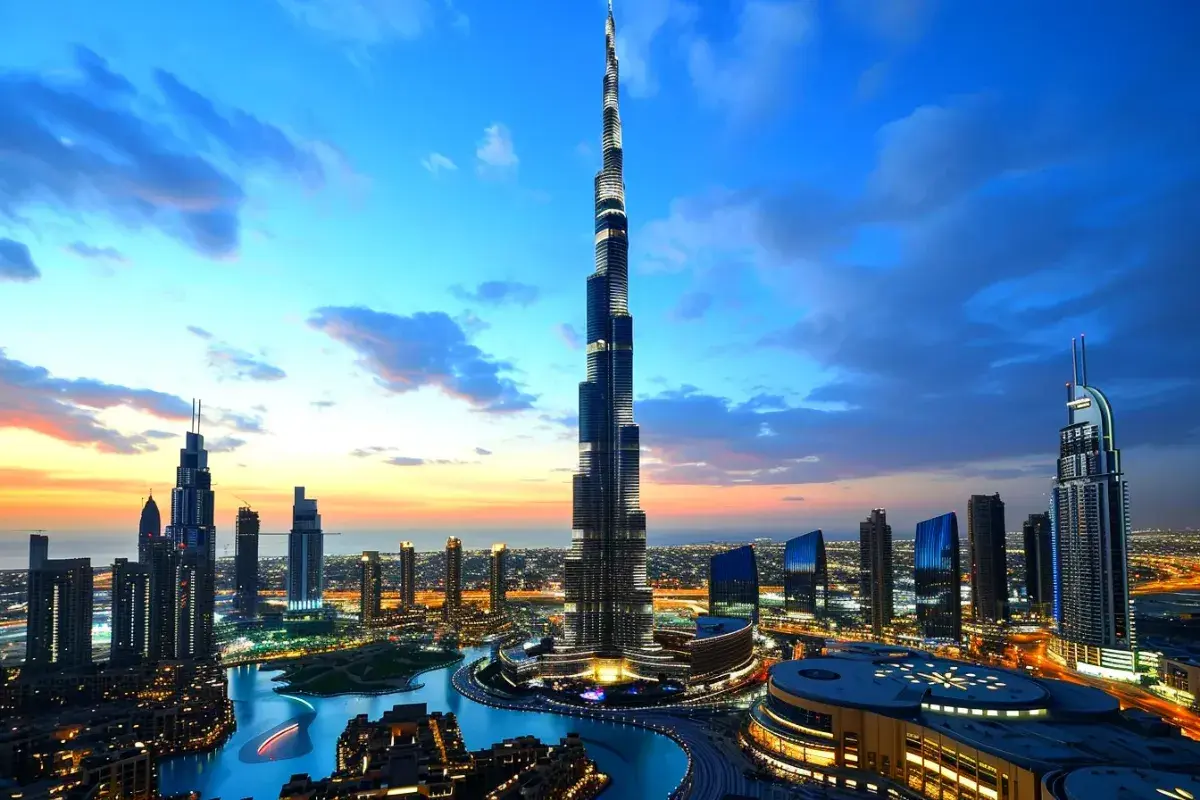 Burj Khalifa Opens In Dubai.