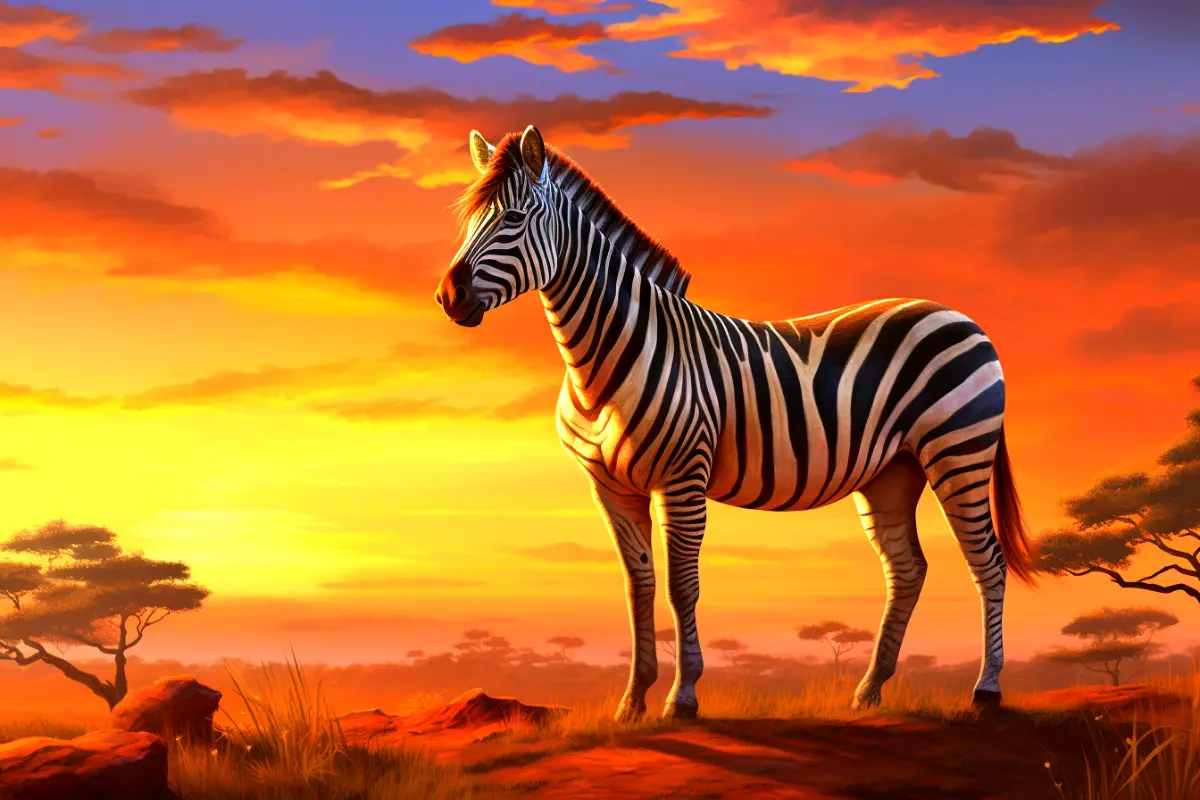 Last quagga zebra subspecies dies.