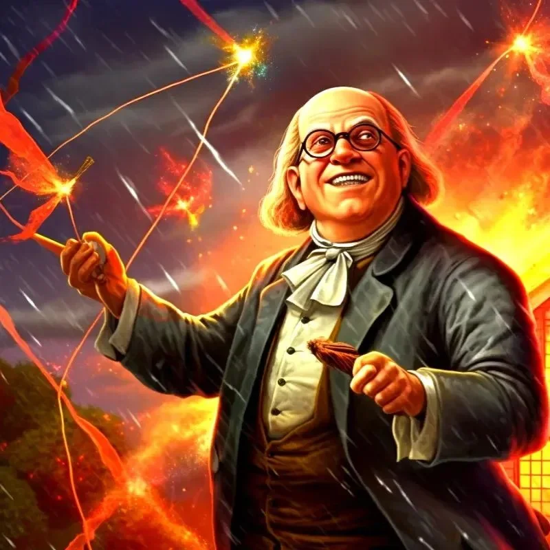 Benjamin Franklin's Electrifying Kite Experiment: Conquering Lightning ⚡🪁🌩️