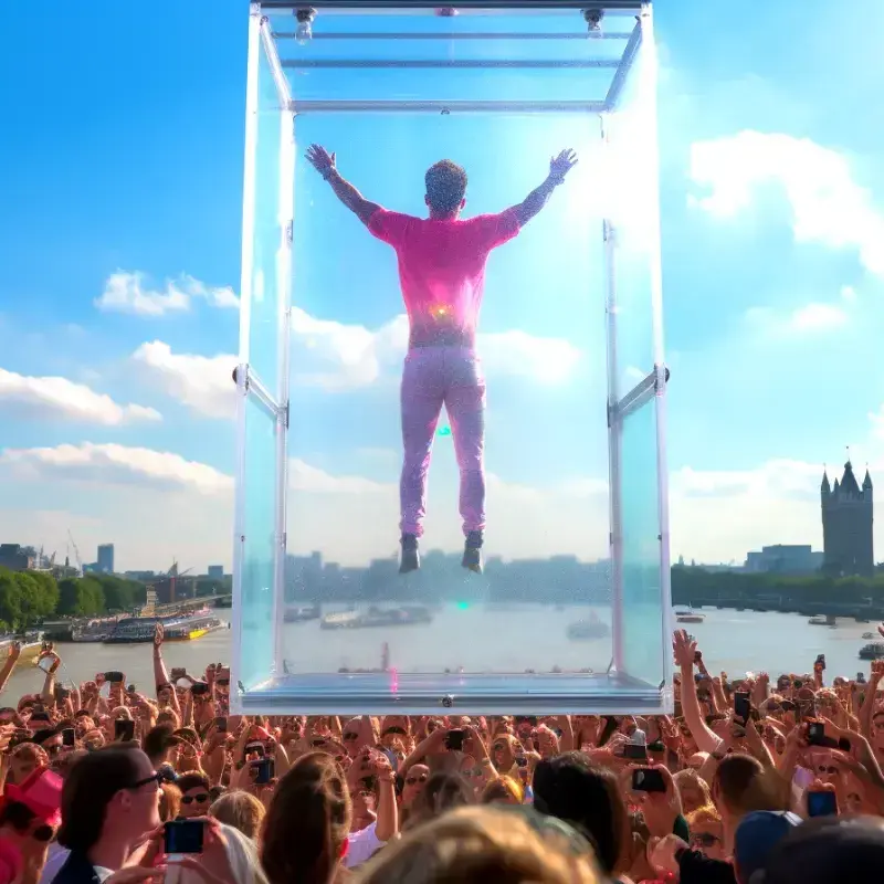 David Blaine's 'Above the Below' Stunt