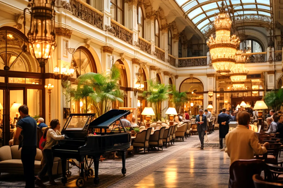 First modern hotel in america.
