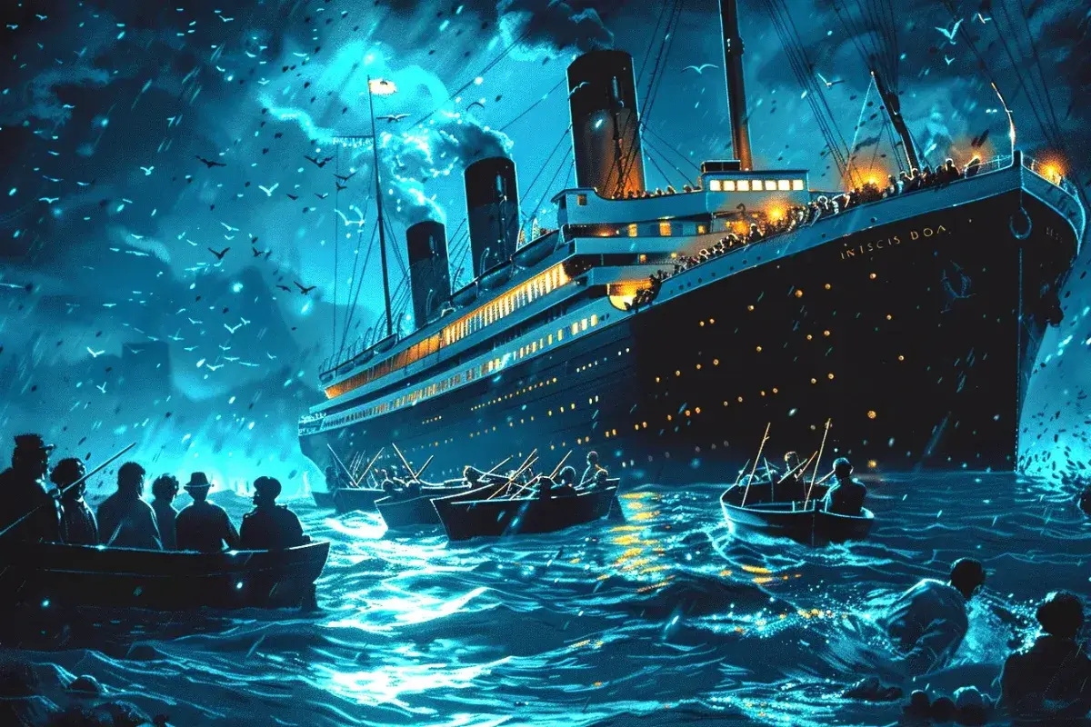 Titanic Sinks.