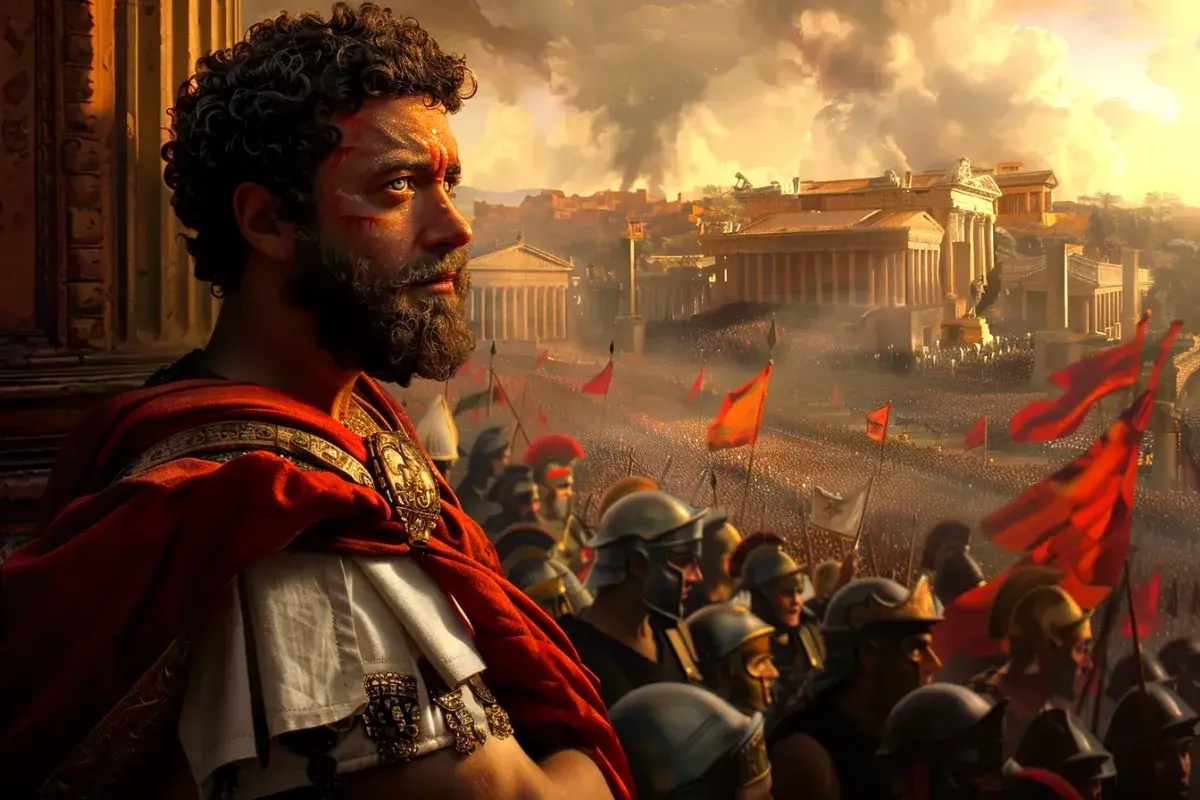 Marcus Aurelius Dies.