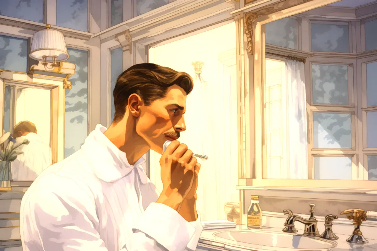 Gillette razor blade.