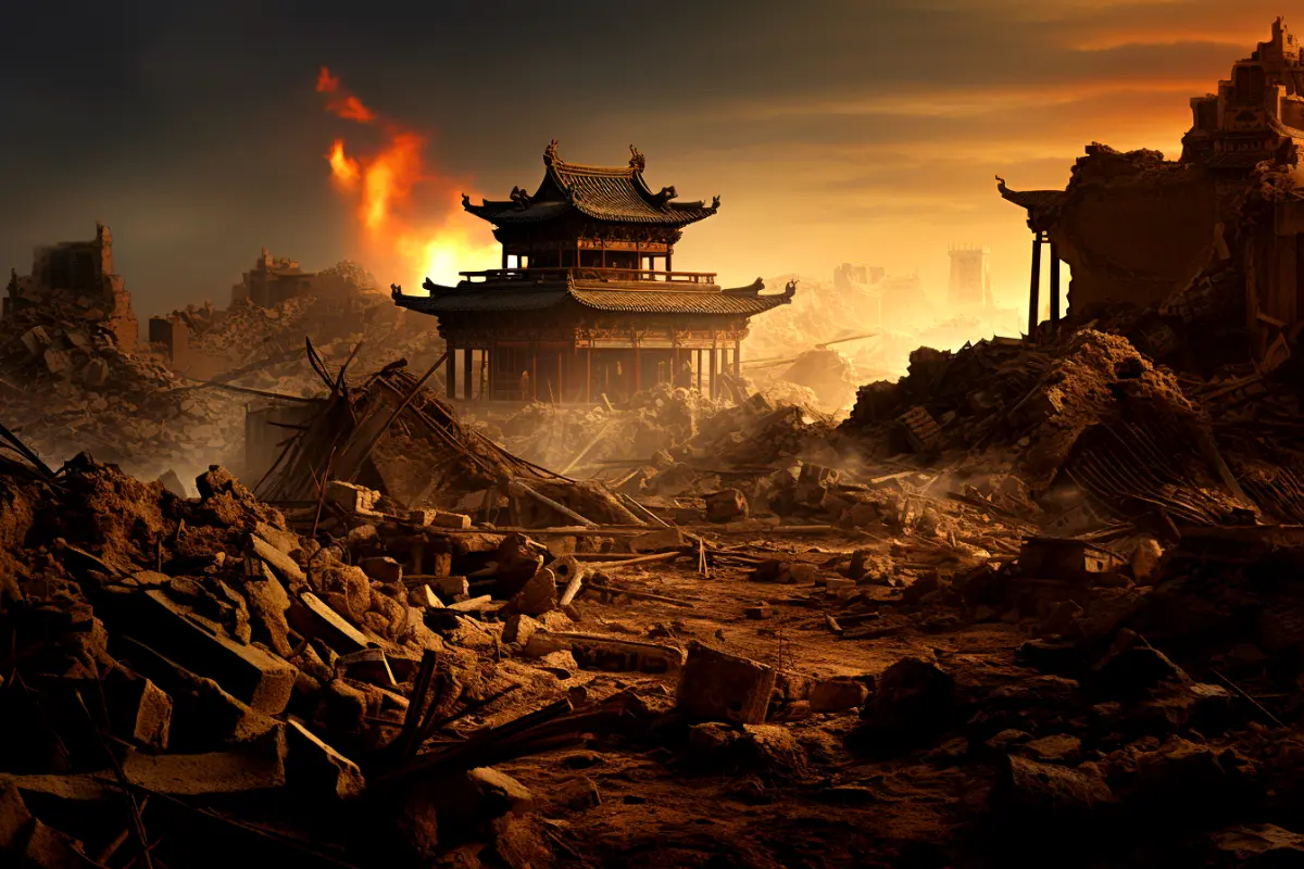 Earthquake Hits Gansu Province China.