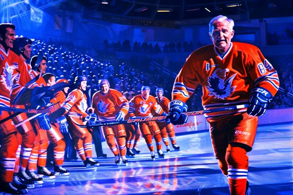 Gordie Howe Syracuse Crunch.