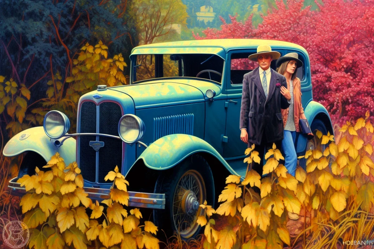 Bank robbers bonnie and clyde are killed.