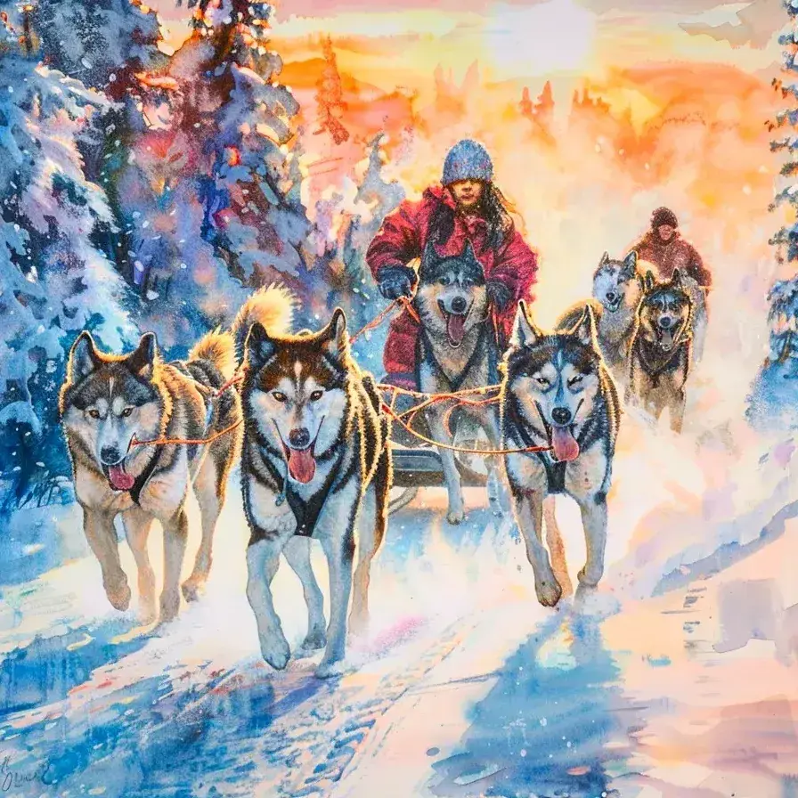 Mary Joyce's Epic 1,000-Mile Dog Sled Journey